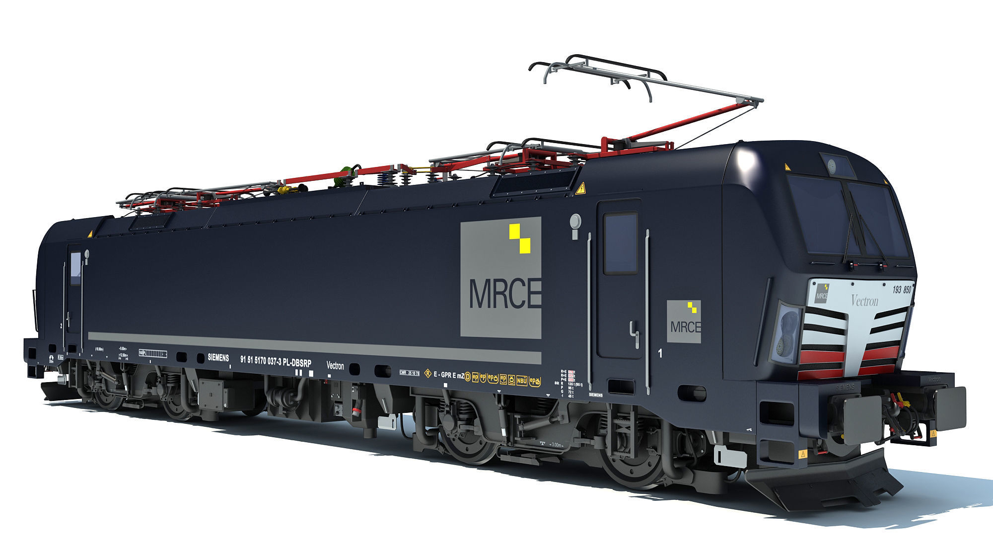 Siemens Vectron Locomotive MRCE 3D model_6