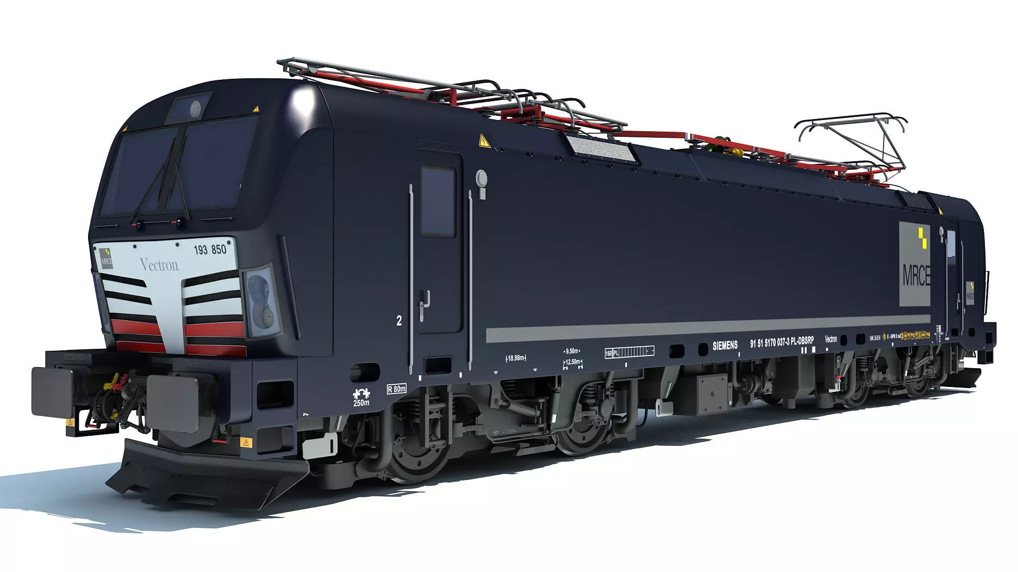 Siemens Vectron Locomotive MRCE 3D model_0