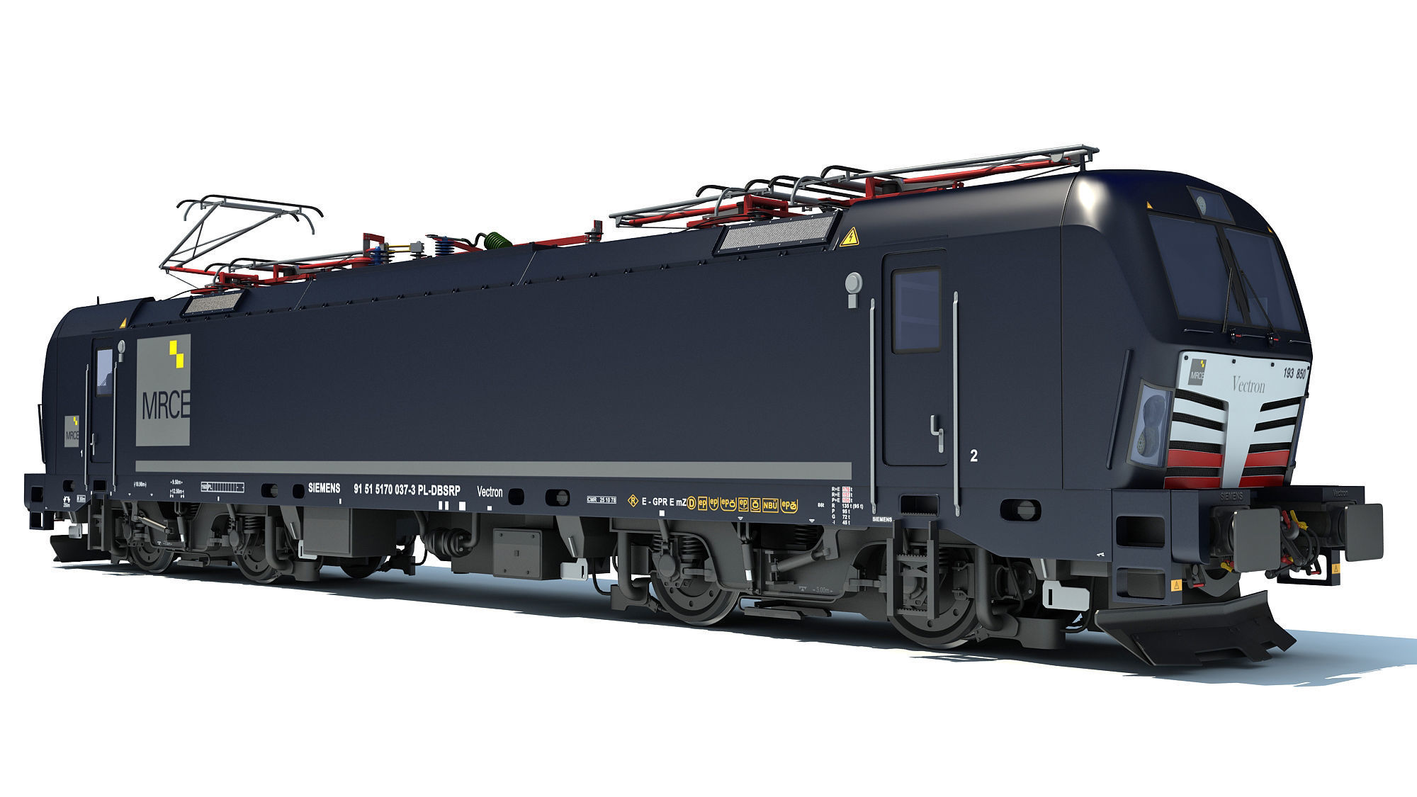 Siemens Vectron Locomotive MRCE 3D model_3