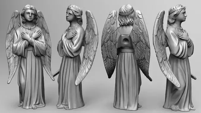Angel statues