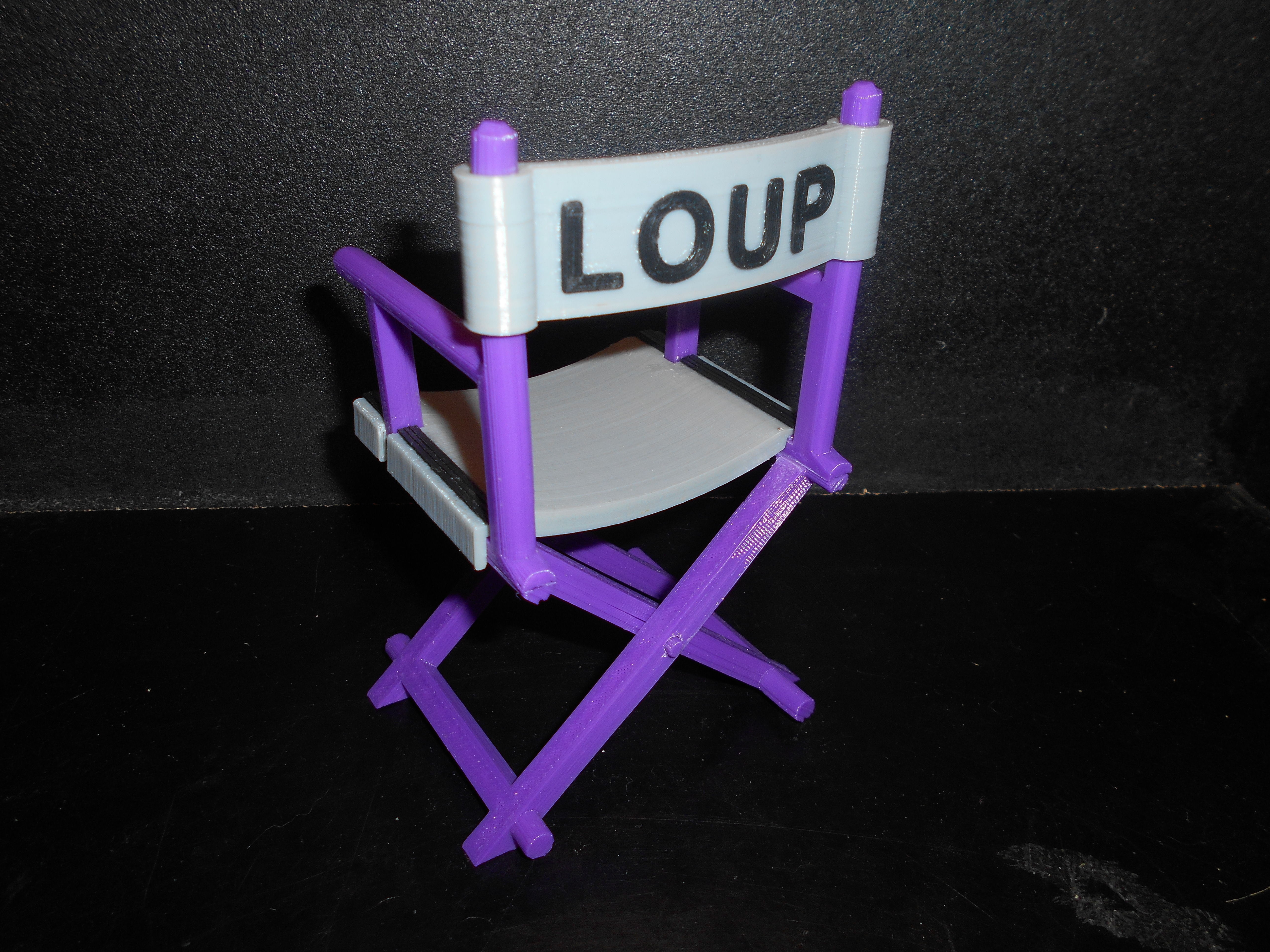 Chaise cinema 3D print model_4