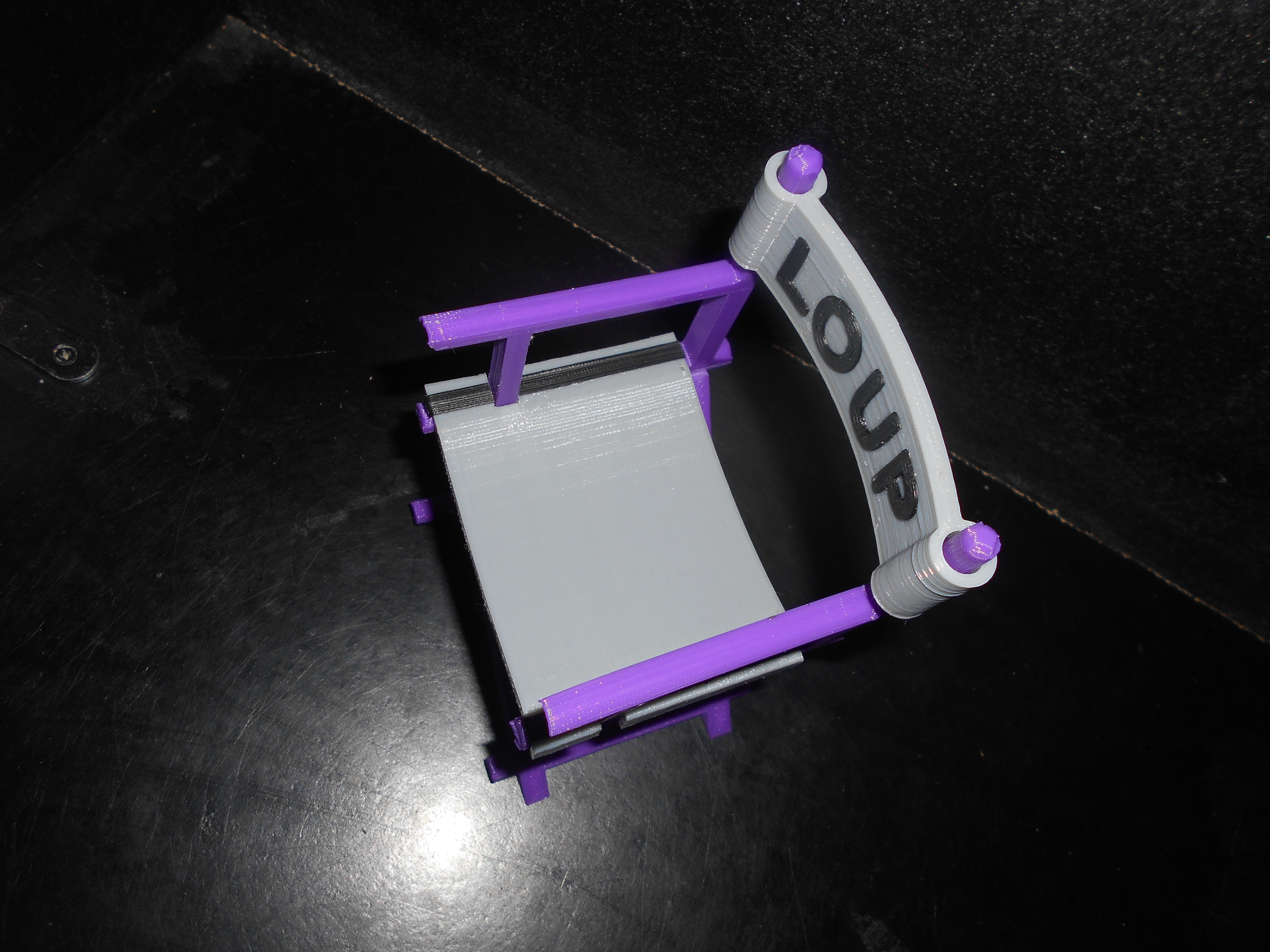 Chaise cinema 3D print model_1