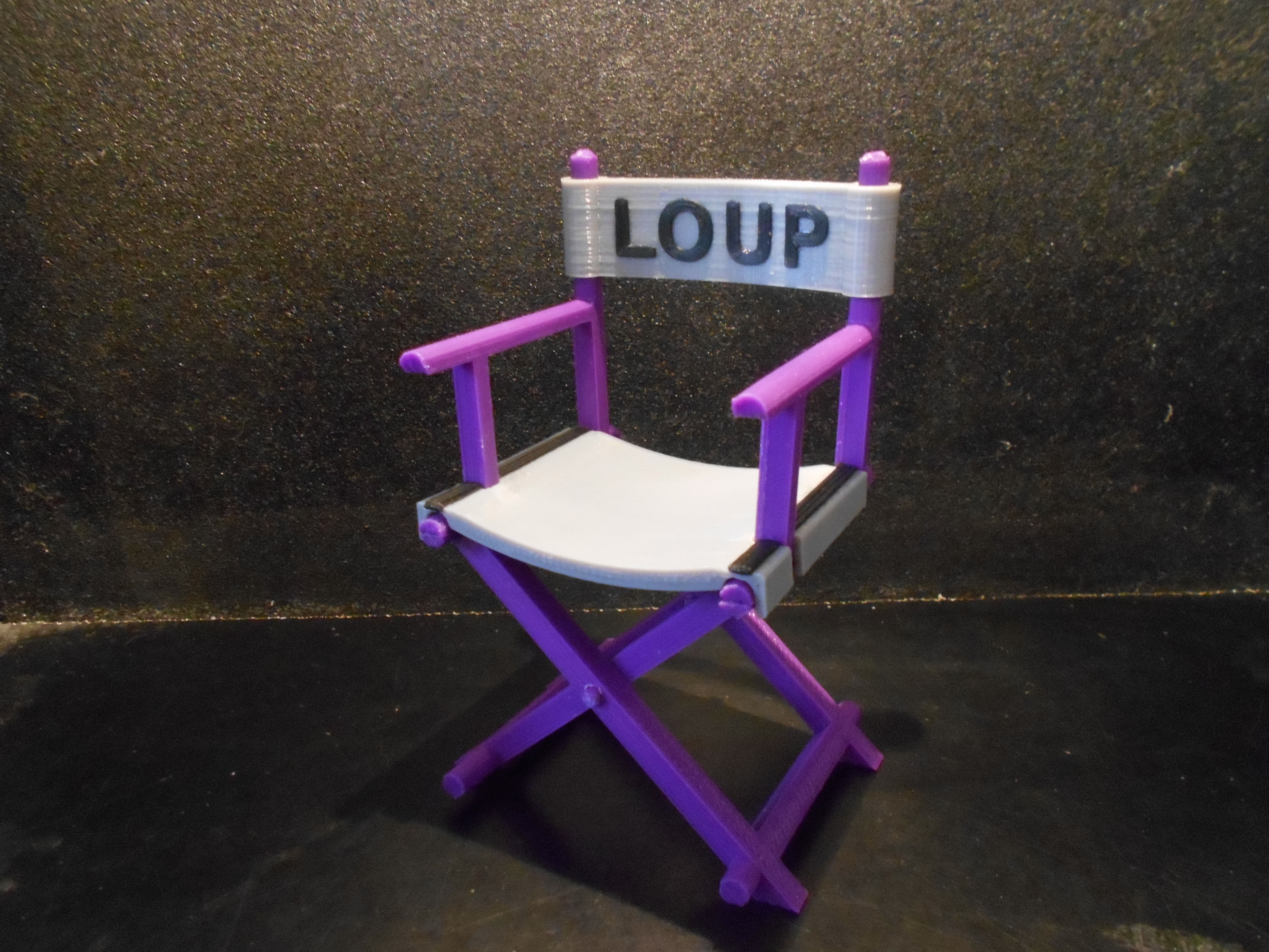 Chaise cinema 3D print model_2