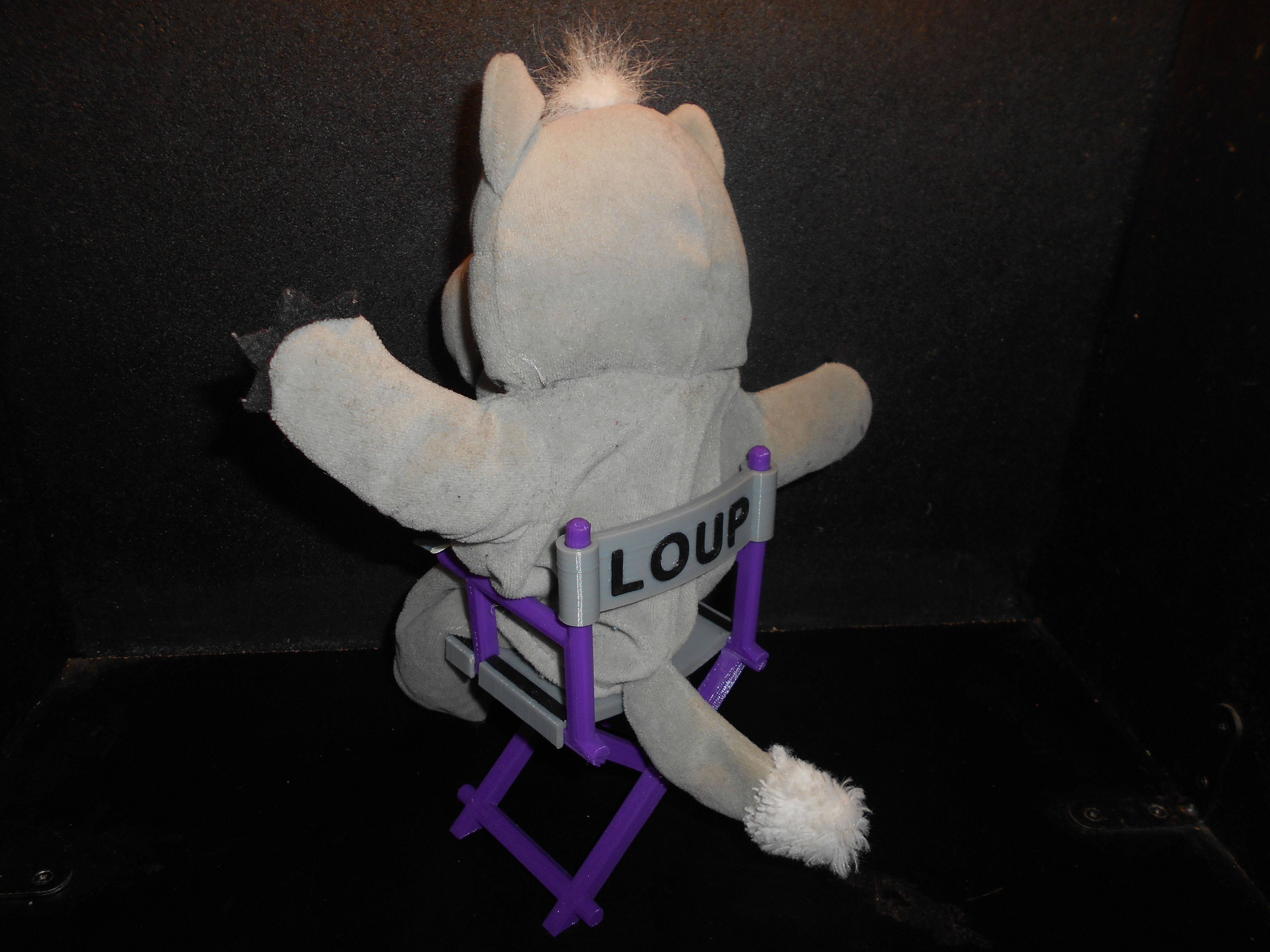 Chaise cinema 3D print model_3