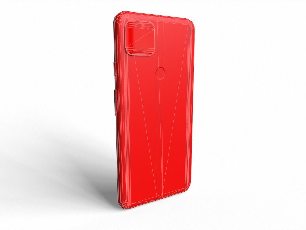 2020 Google pixel 5 Low-poly 3D model_10