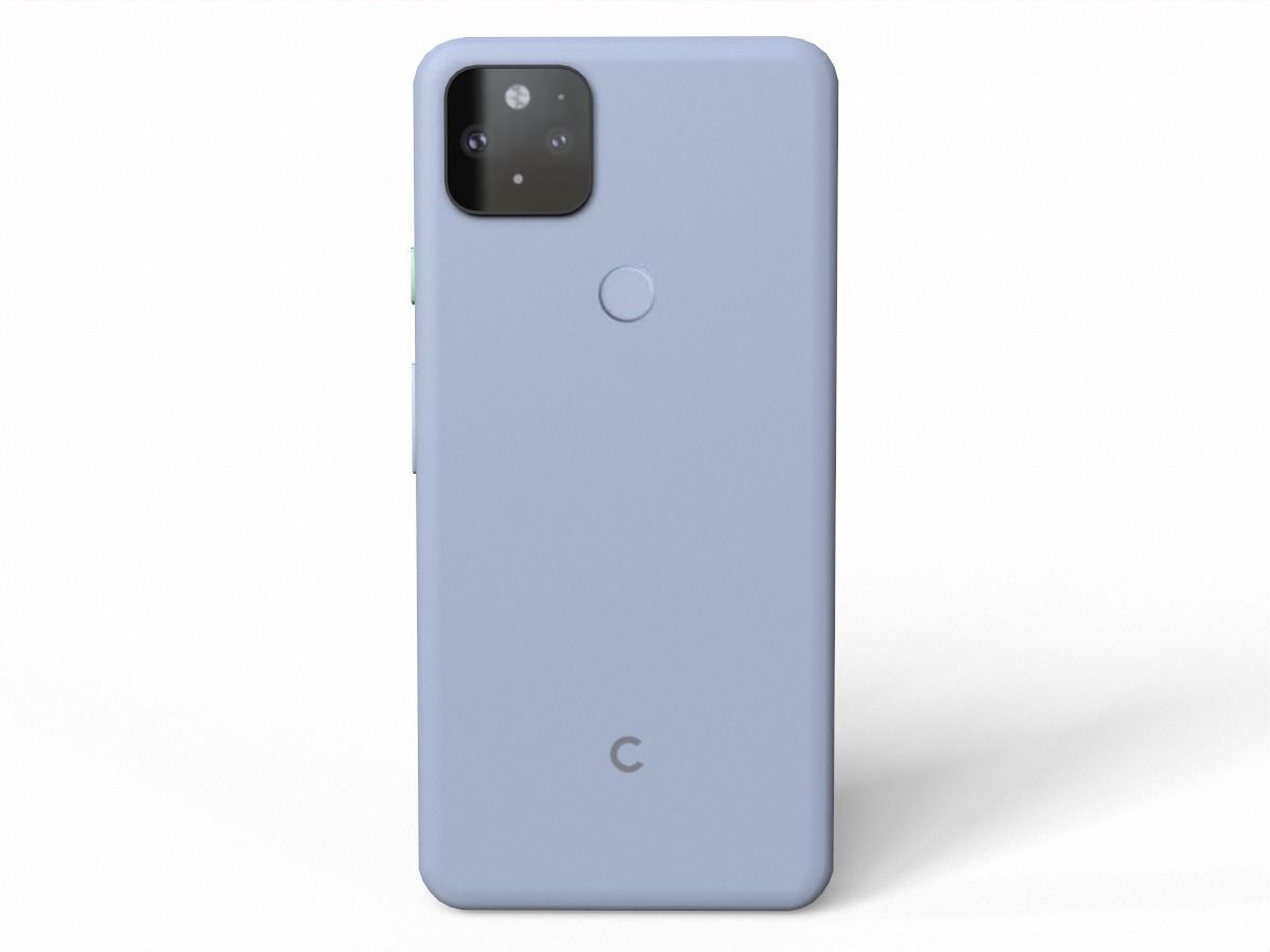 2020 Google pixel 5 Low-poly 3D model_4