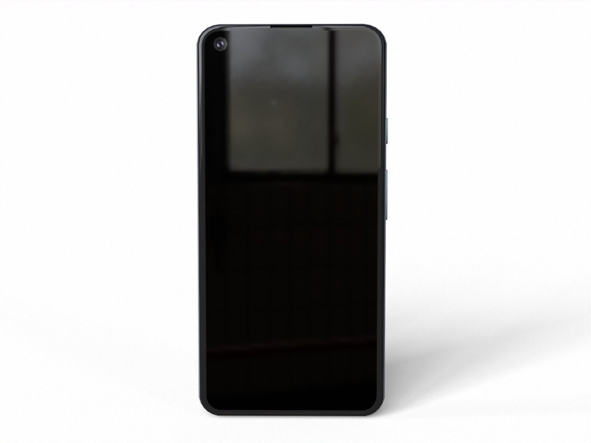 2020 Google pixel 5 Low-poly 3D model_3