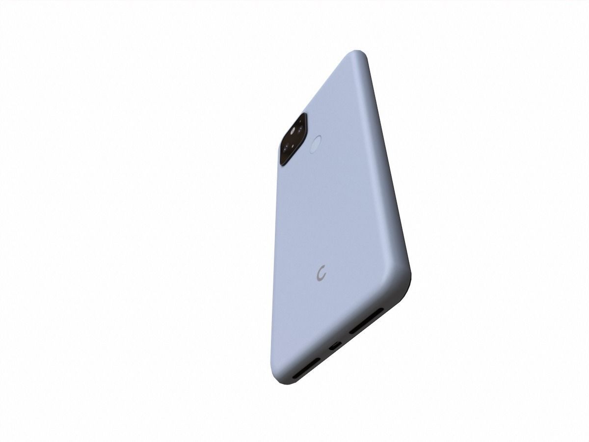 2020 Google pixel 5 Low-poly 3D model_6