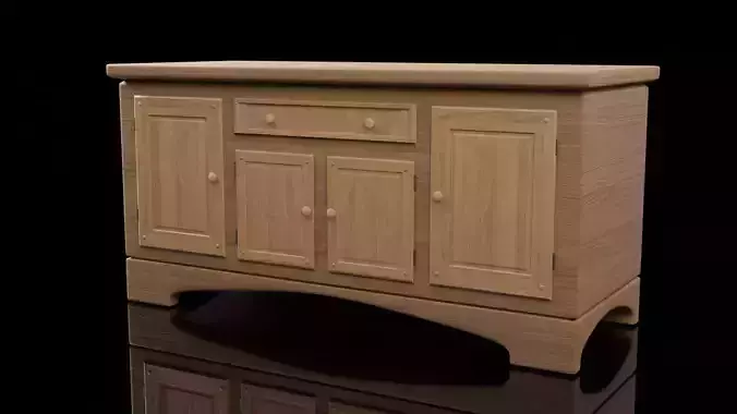 Cabinet wooden sideboard