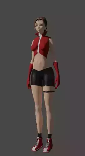 female character for game 