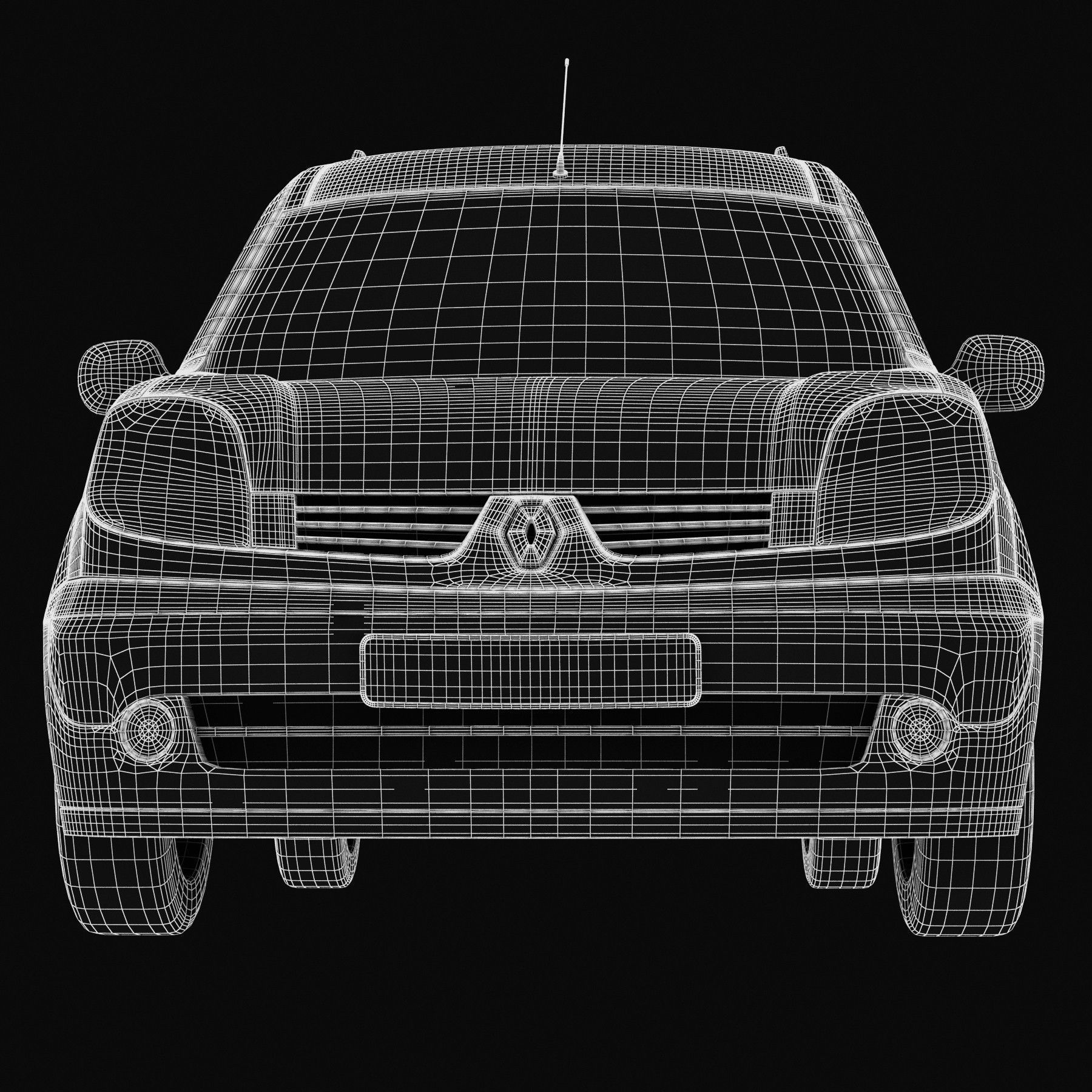 Renault Kangoo Minivan 3D model_9