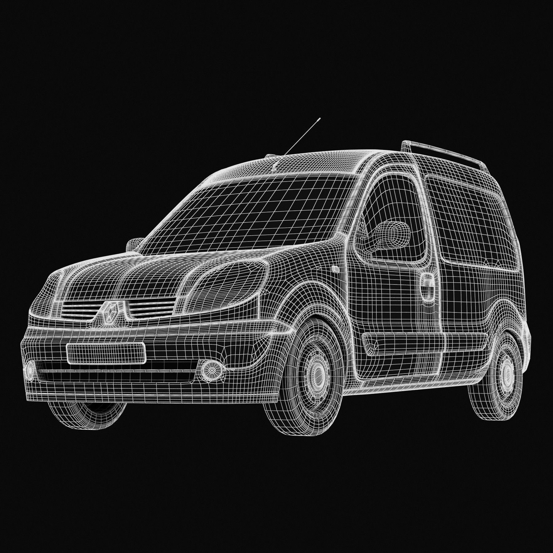 Renault Kangoo Minivan 3D model_7