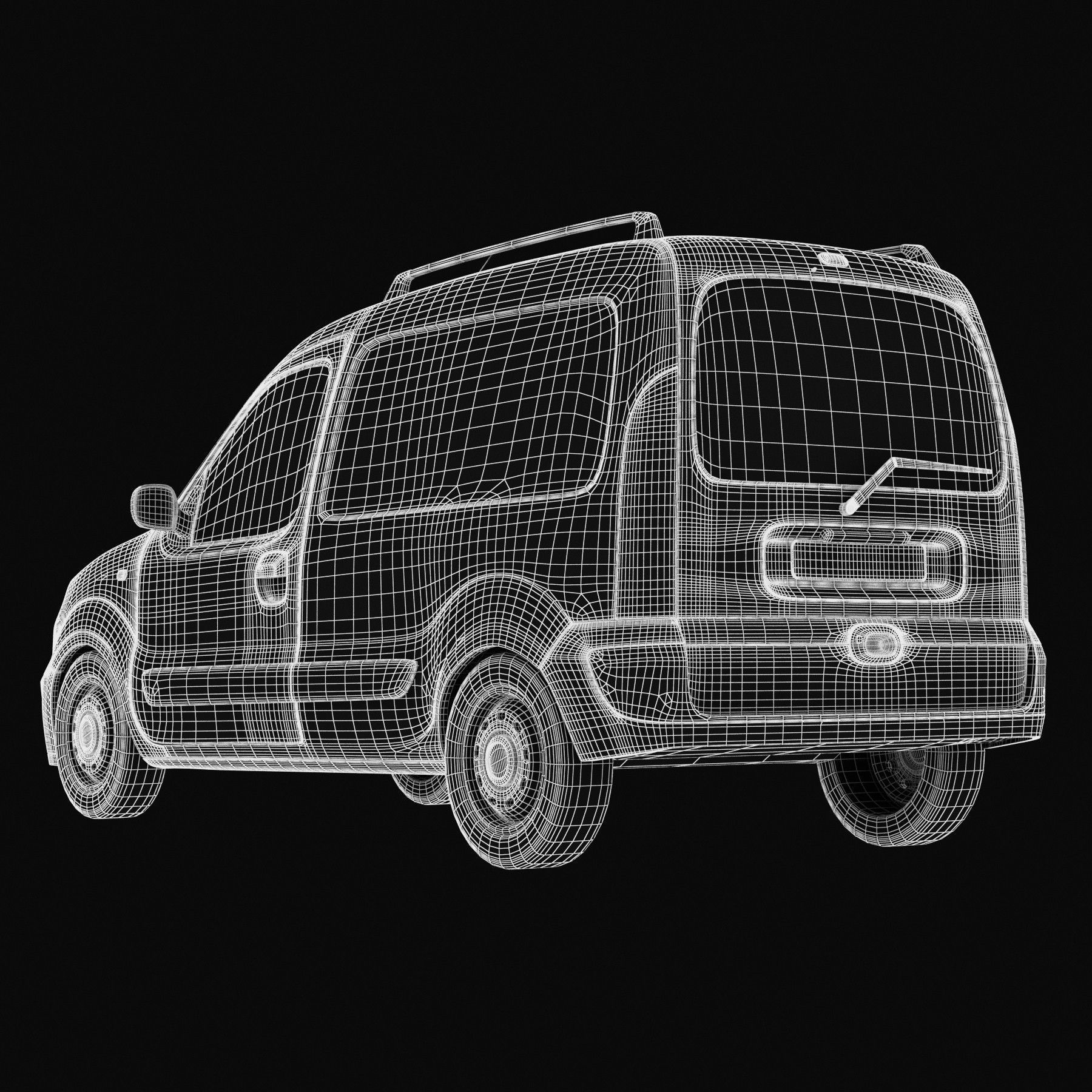 Renault Kangoo Minivan 3D model_8