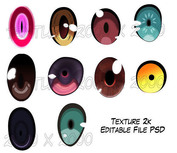 Anime Eyes Texture