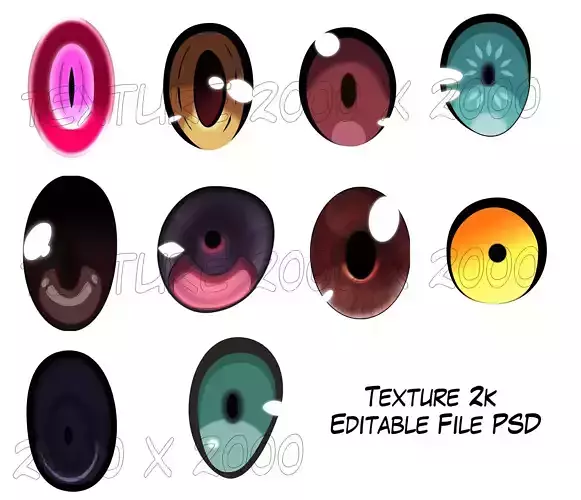Anime Eyes Texture