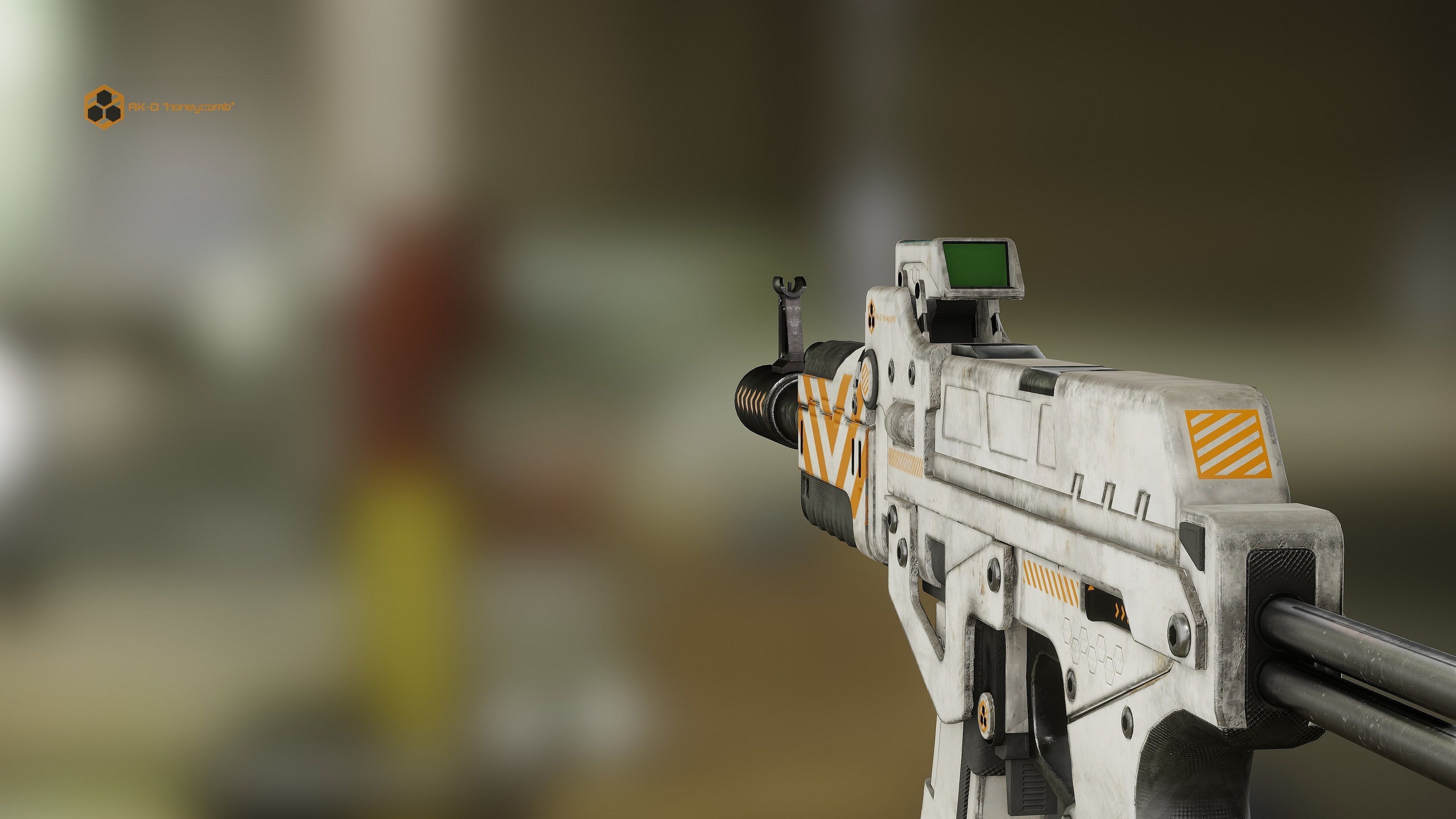 AK-D Honeycomb Low-poly 3D model_5