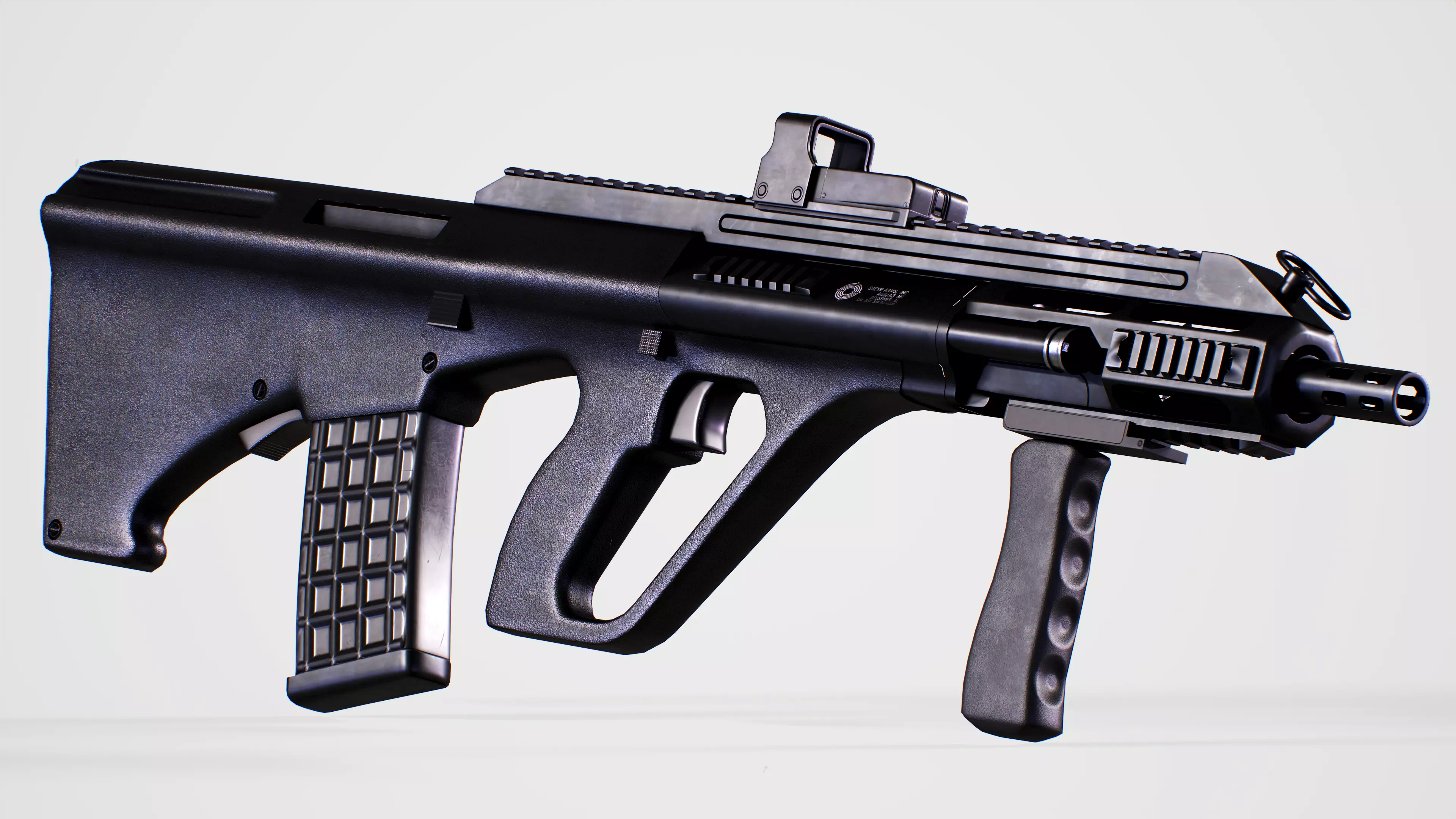 AUG A3 Low-poly 3D model_0