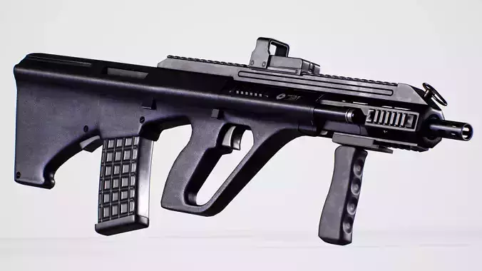AUG A3 Low-poly 3D model