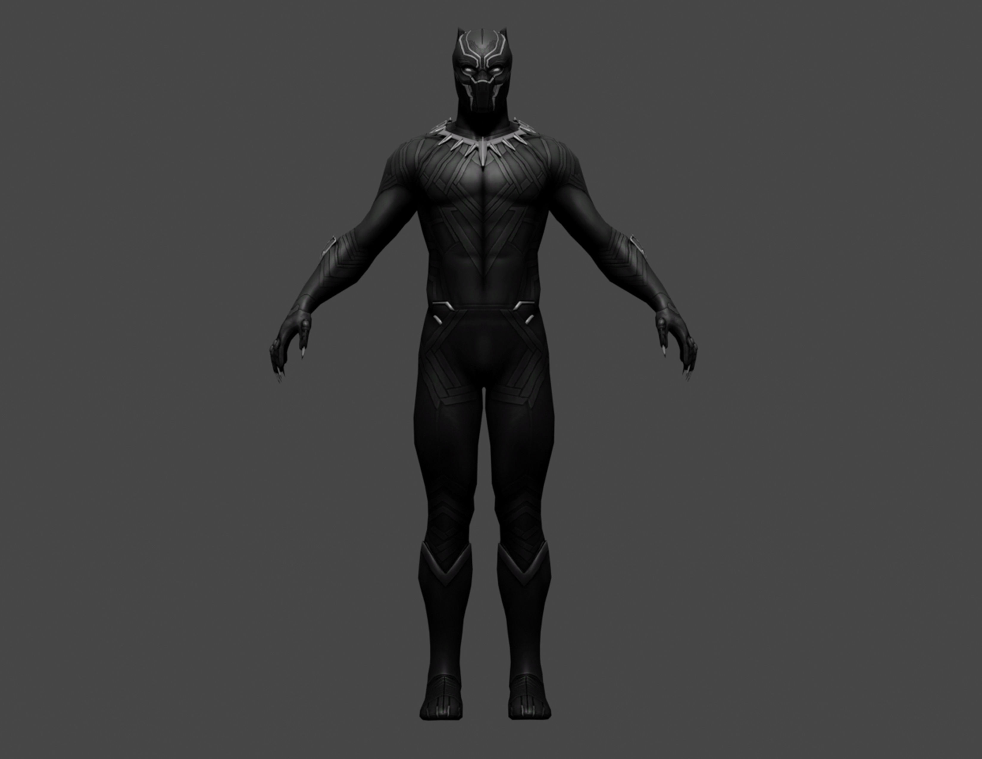 Black Panther 3D model_1
