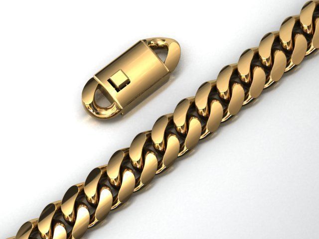 5 MM MIAMI CUBAN LINK CHAIN FOR NECKLACE 45 GR FOR 20 INCH 3D print model_1