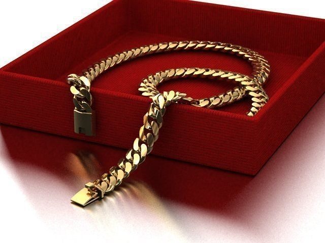 5 MM MIAMI CUBAN LINK CHAIN FOR NECKLACE 45 GR FOR 20 INCH 3D print model