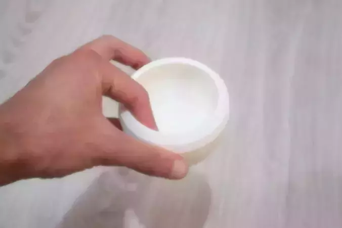 Cubic Bowl or Pot 3D print model