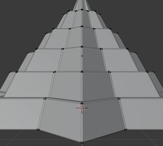 Pyramidal Structure 8 Corners Mayan Style 3D print model_29