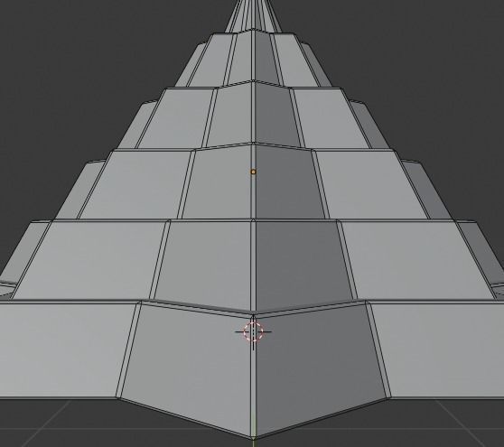 Pyramidal Structure 8 Corners Mayan Style 3D print model_1
