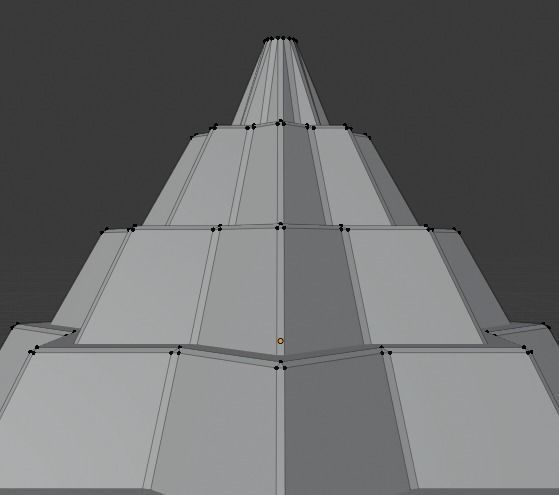 Pyramidal Structure 8 Corners Mayan Style 3D print model_7