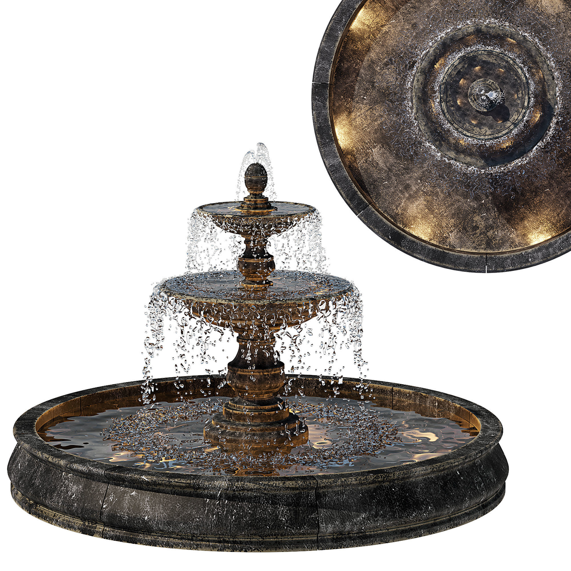 Fountain 13 3D model_3