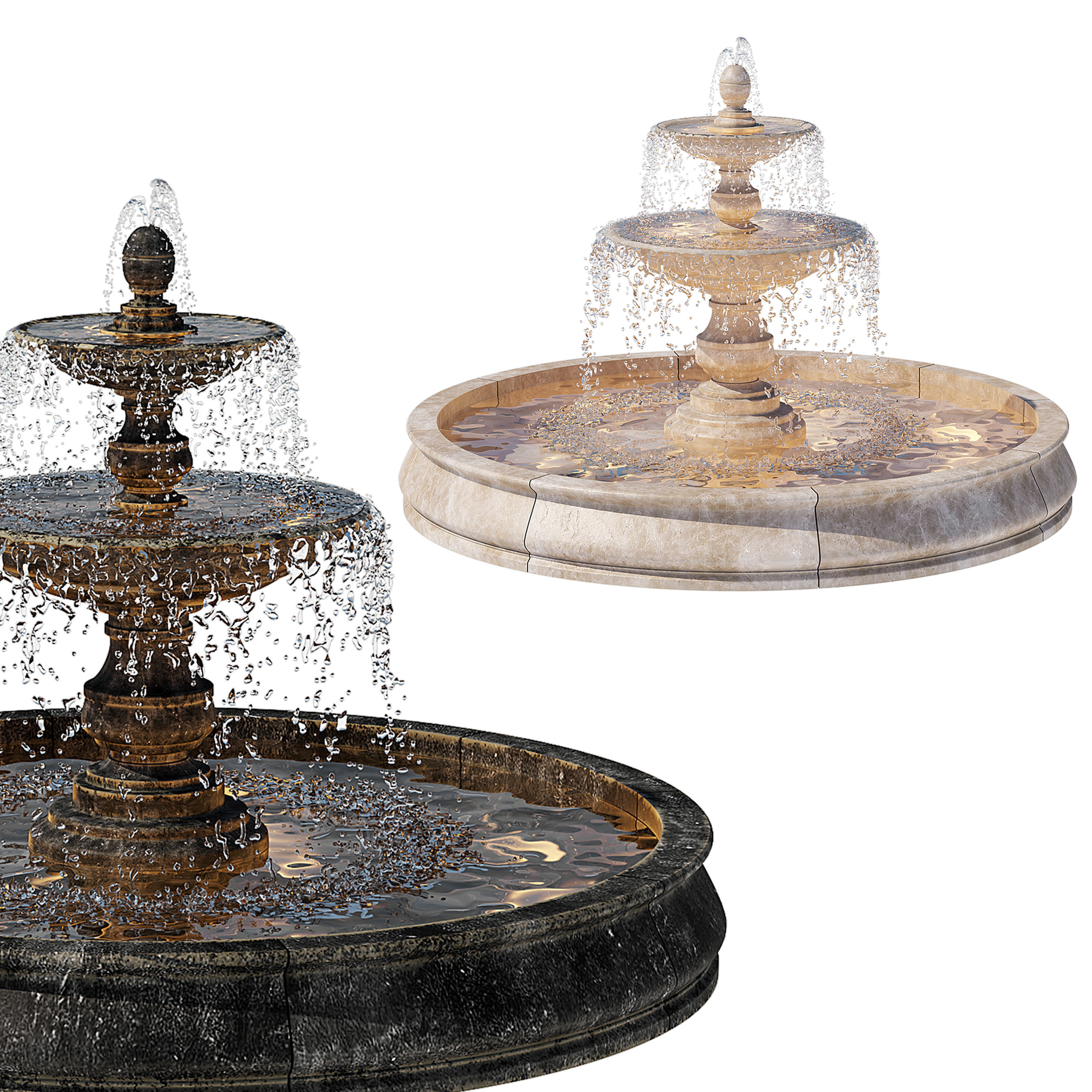 Fountain 13 3D model_6