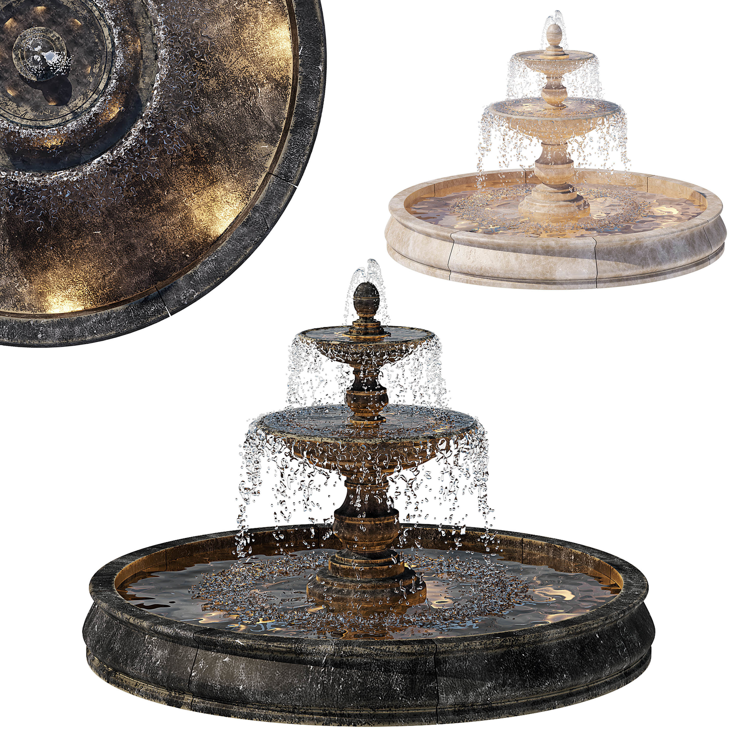 Fountain 13 3D model_4