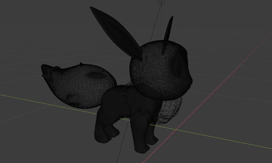 Pokemon  Eevee Free low-poly 3D model_4