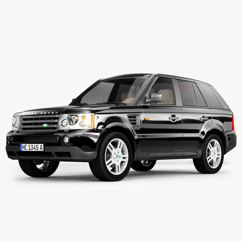 Range Rover SUV Low-poly 3D model