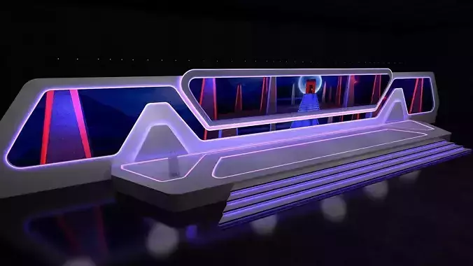 Stage Design 3D model
