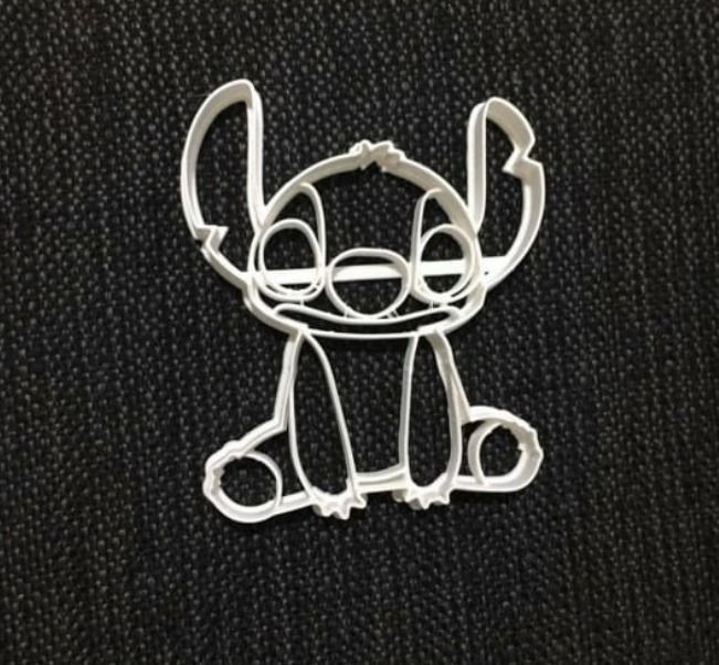 Stitch Cookie Cutter 3D print model_1