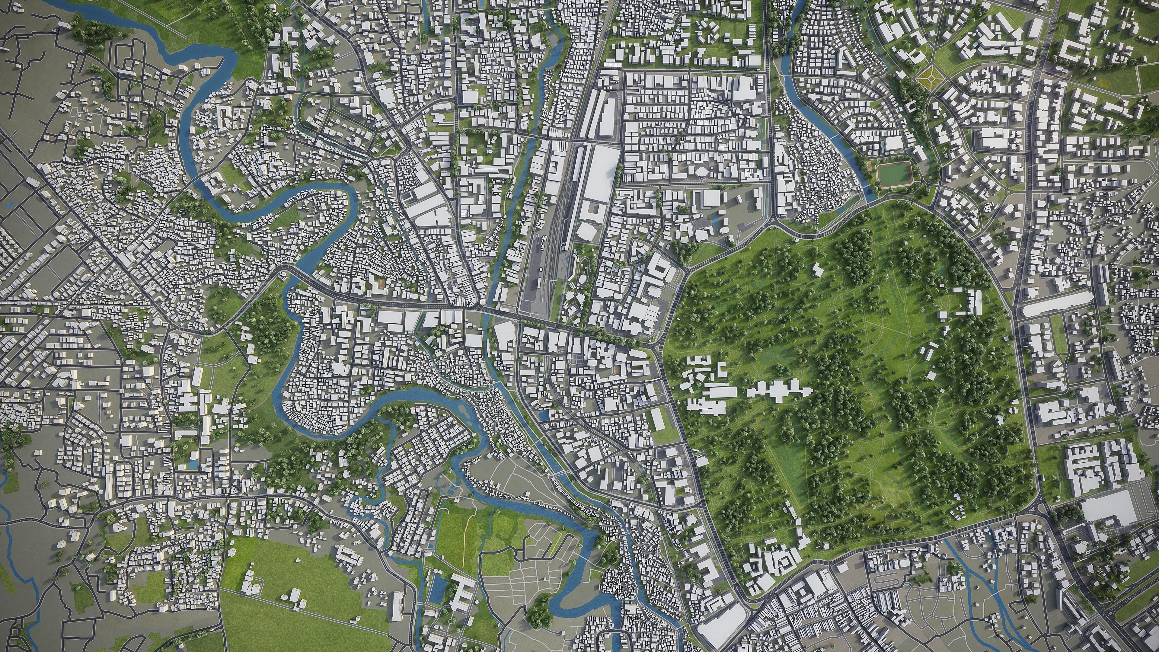 Bogor Low-poly 3D model_8