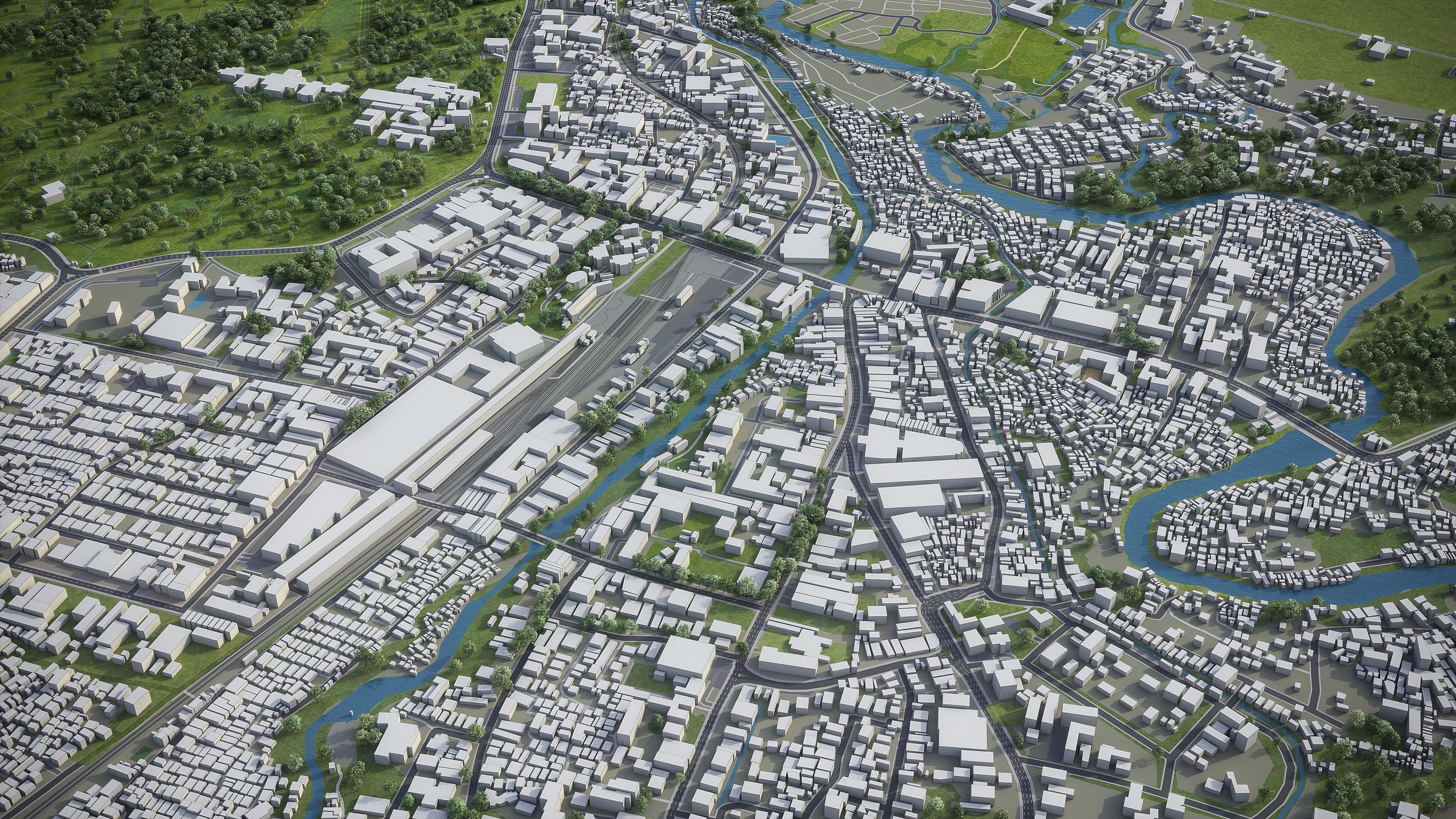 Bogor Low-poly 3D model_5