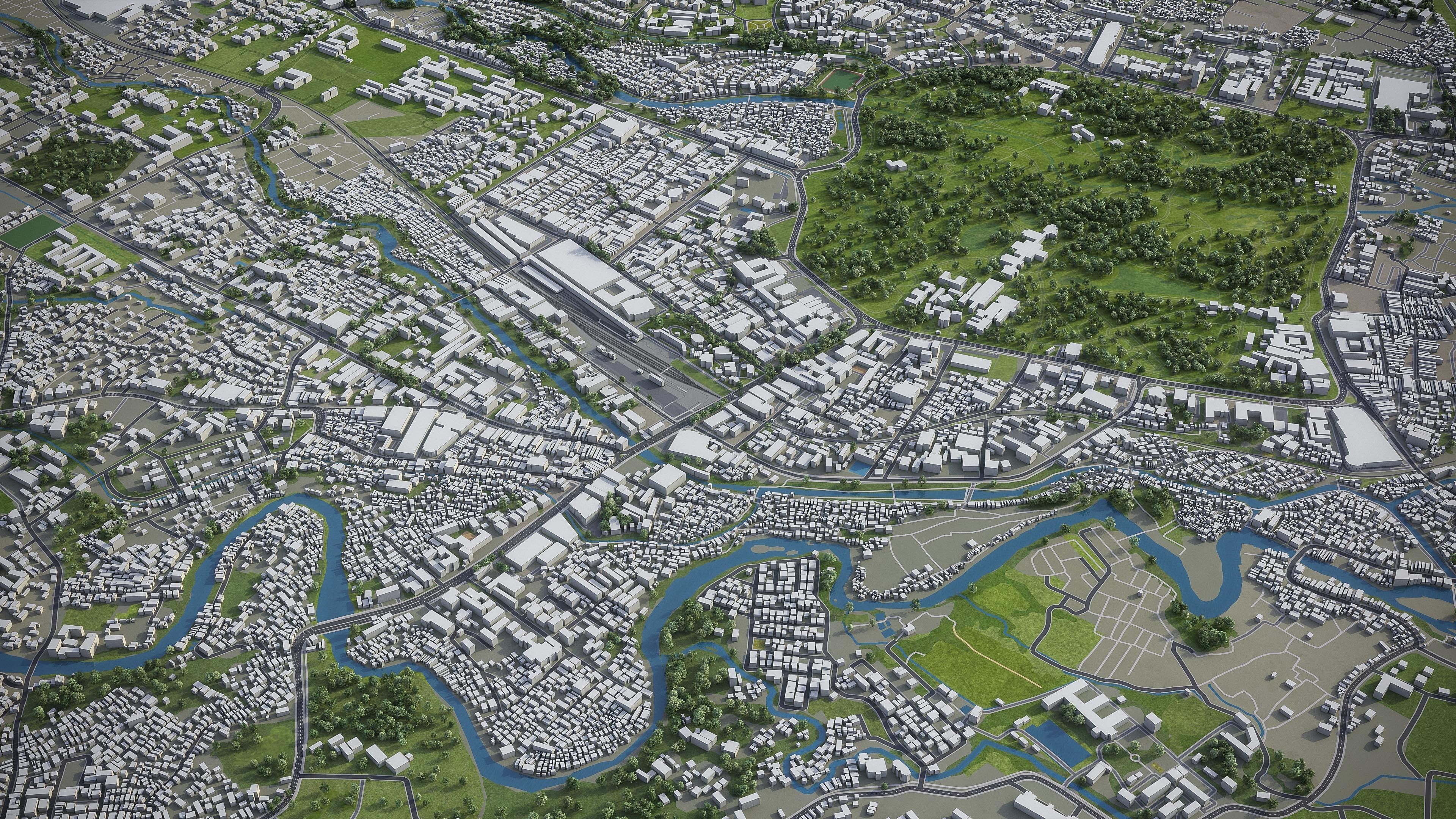 Bogor Low-poly 3D model_3