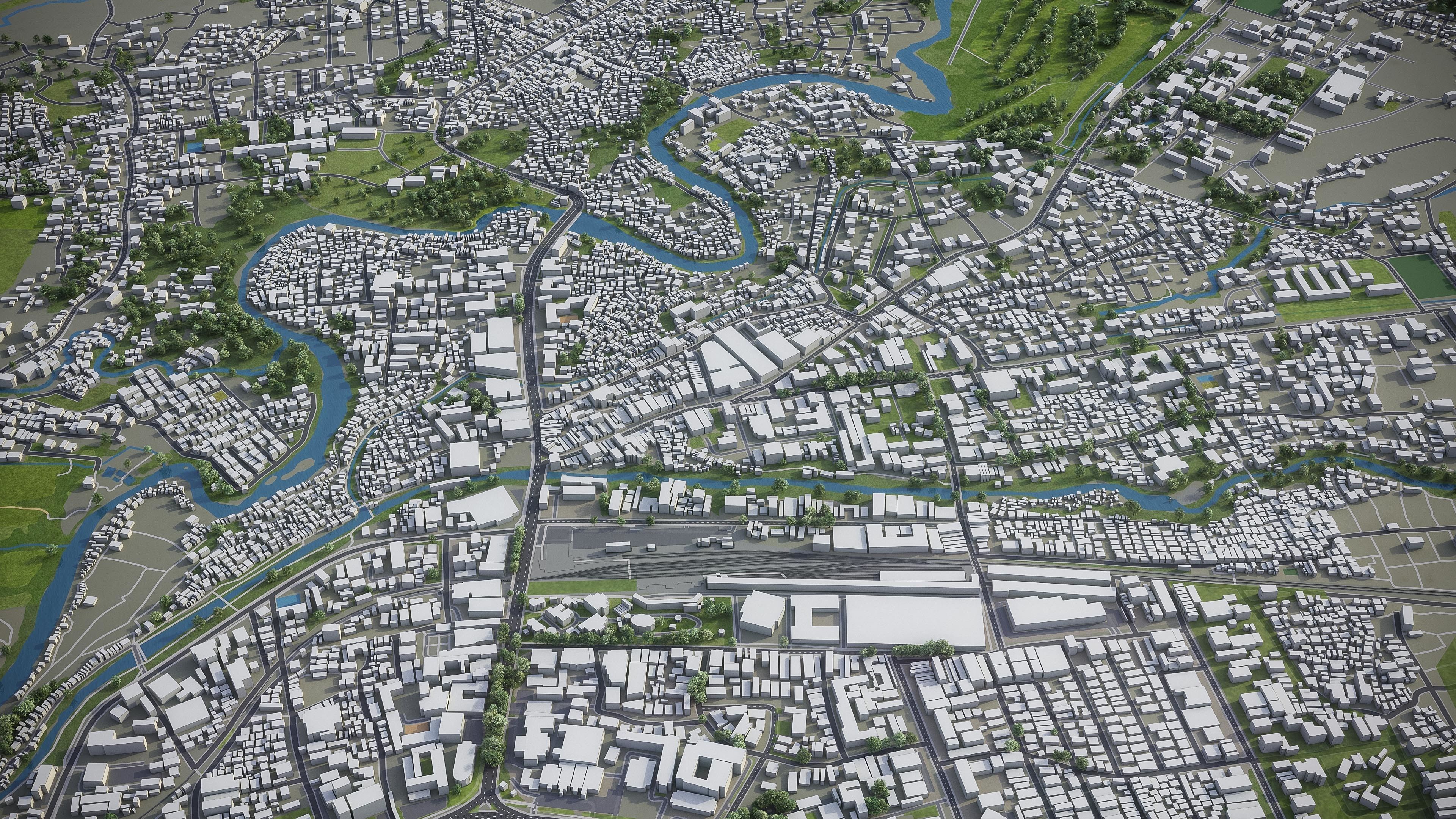 Bogor Low-poly 3D model_6