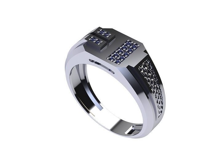 Man ring network 3D print model