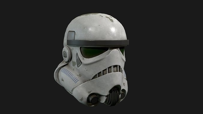 Storm trooper Low-poly 3D model