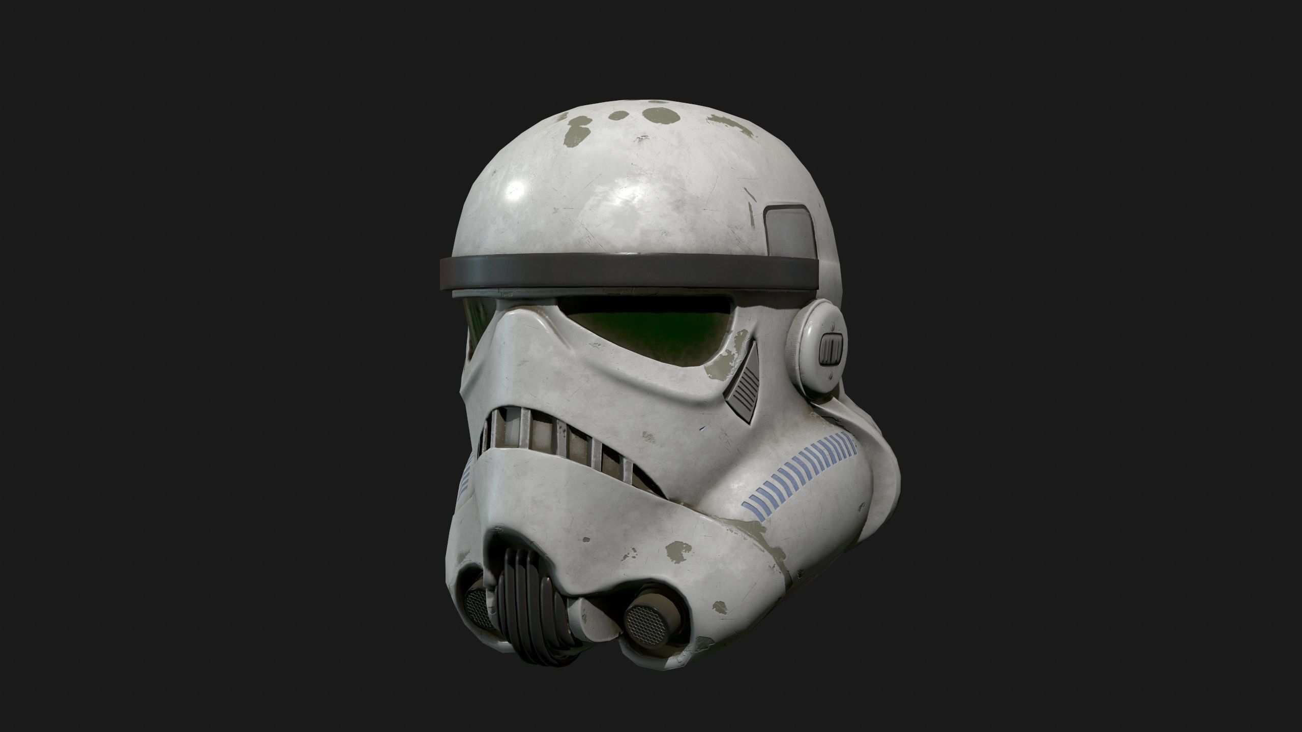 Storm trooper Low-poly 3D model_7