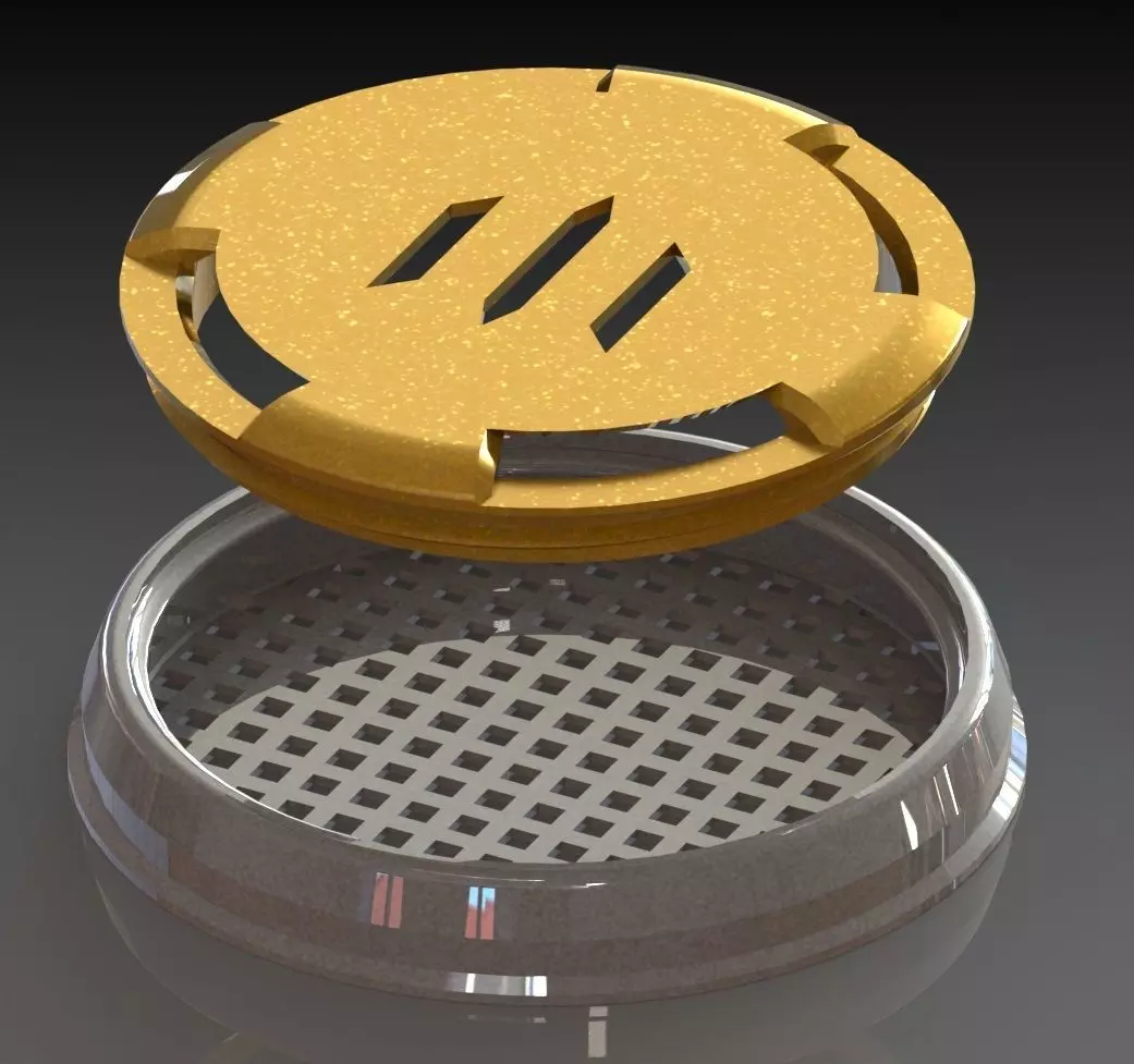 KN mask filter 3D print model