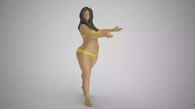 Confident Woman 4 3D print model