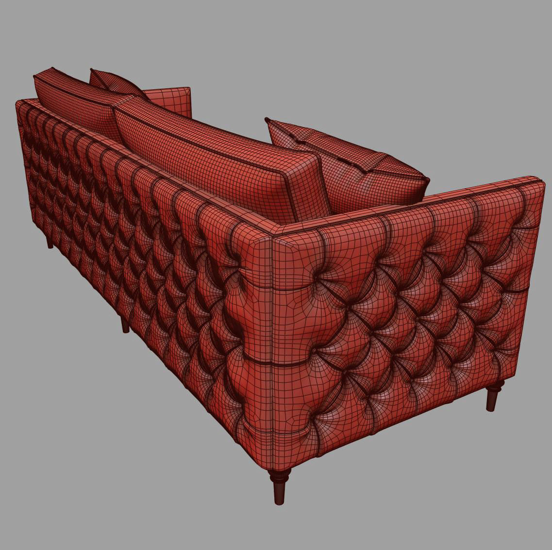 Winston sofa  3D print model_3