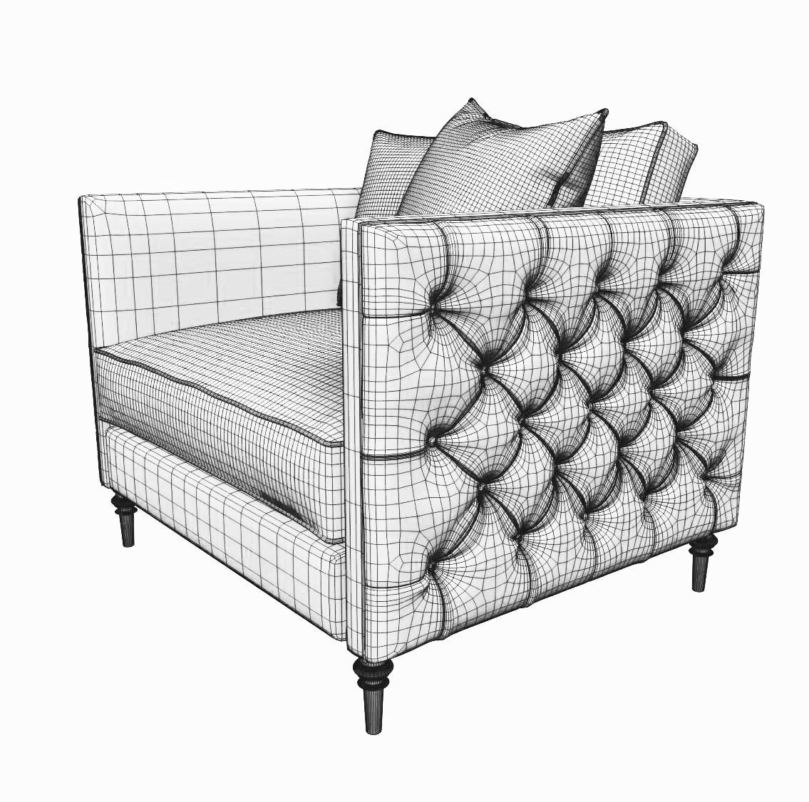 Winston sofa  3D print model_4