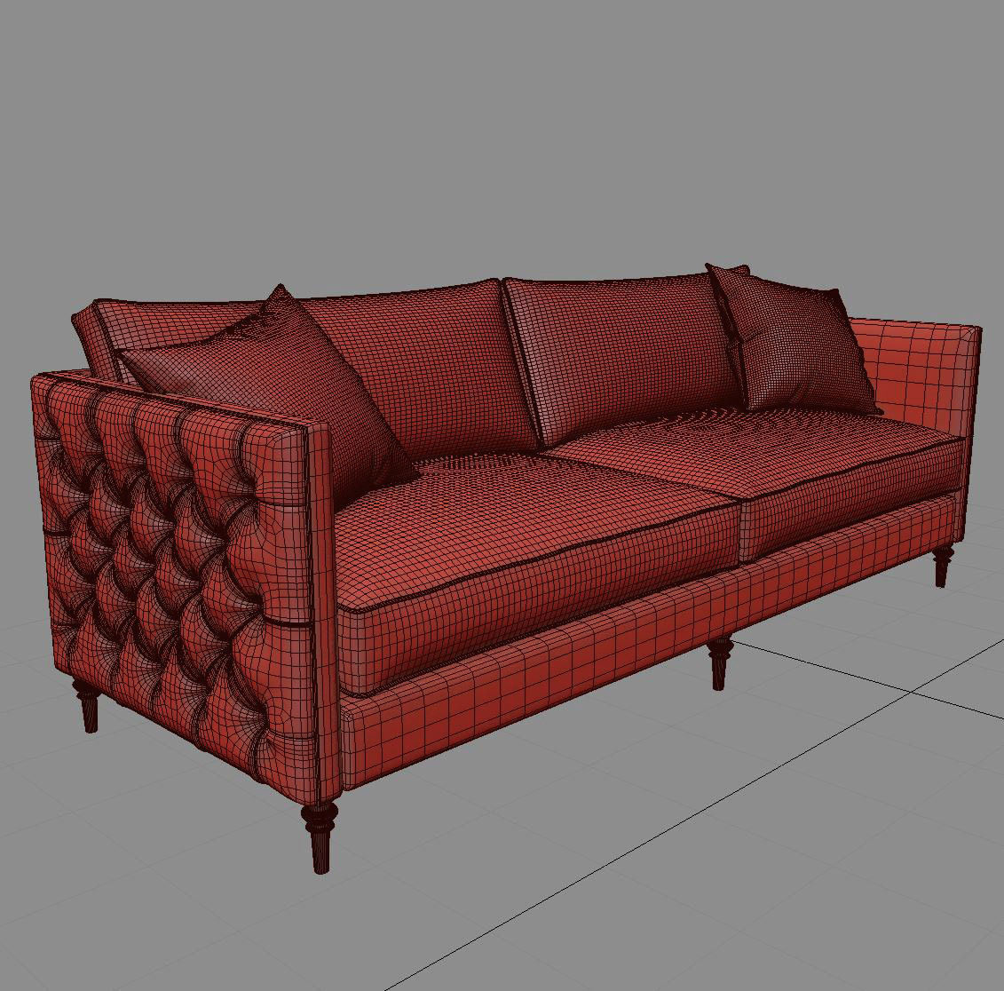 Winston sofa  3D print model_2