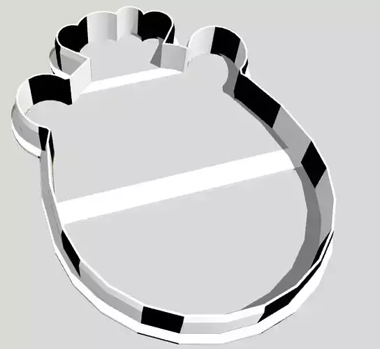 Zebra Cookie Cutter