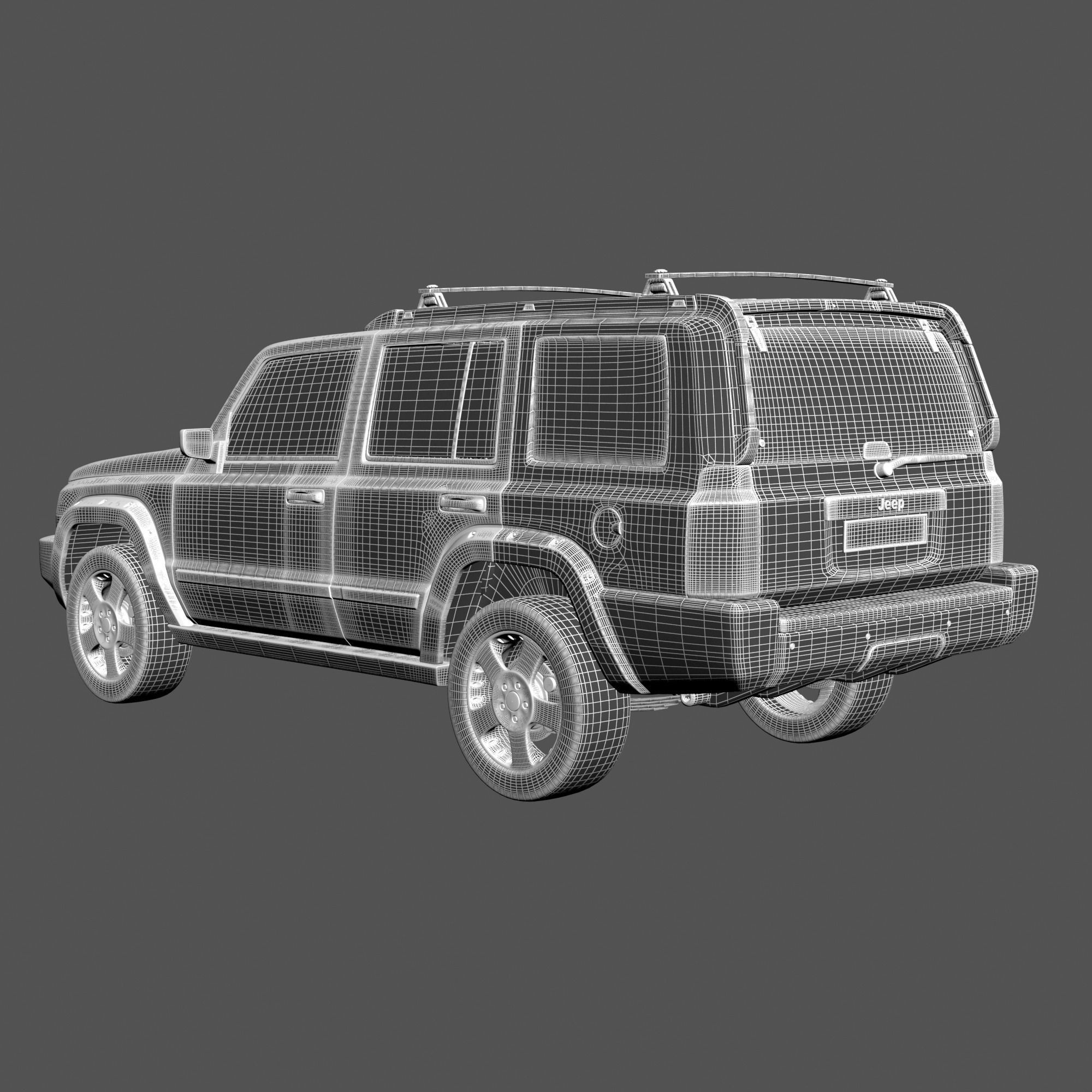 Jeep Commander SUV 3D model_7